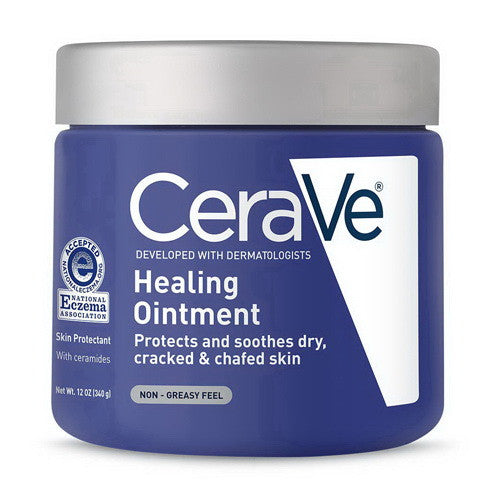CeraVe Healing Ointment Protects and Soothes Cracked Skin, 12 Oz